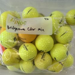 Bridgestone Color Mix Golf Balls (40 Balls)