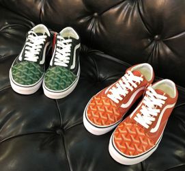 Custom Supreme x Lv Authentic Vans for Sale in Phoenix, AZ - OfferUp