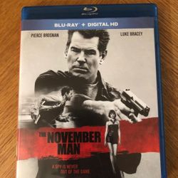 The November Man Blu Ray Pierce Brosnan Olga Kurylenko Luke Bracey action movie