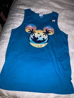 Disney Mickey Mouse blue tank top #disney #mickeymouse