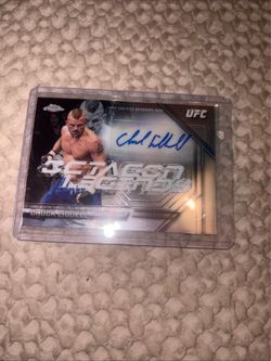 2026 Topps Chrome UFC Chuck Liddell Auto Octagon Legends Refractor #OLA-CL