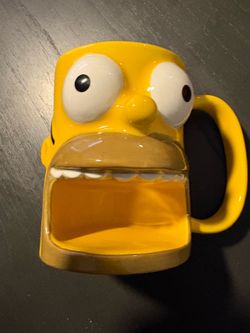 official Homer Simpson 3D Ceramic Mug from Universal Studios