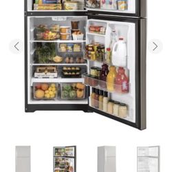 GE GTS22KMNRES 33 Inch Freestanding Top Freezer Refrigerator with 21.93 New