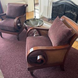 Two Ethan Allen Berwick Chair