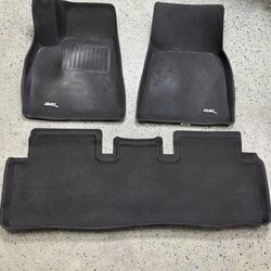 ⭐️⭐️⭐️ 2012 - 2026 TESLA MODEL S PLAID 3D MAXSPIDER KAGU FRONT & REAR FLOOR MATS LINERS SET