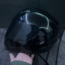 Black GLX helmet 