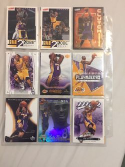 9 Kobe cards
