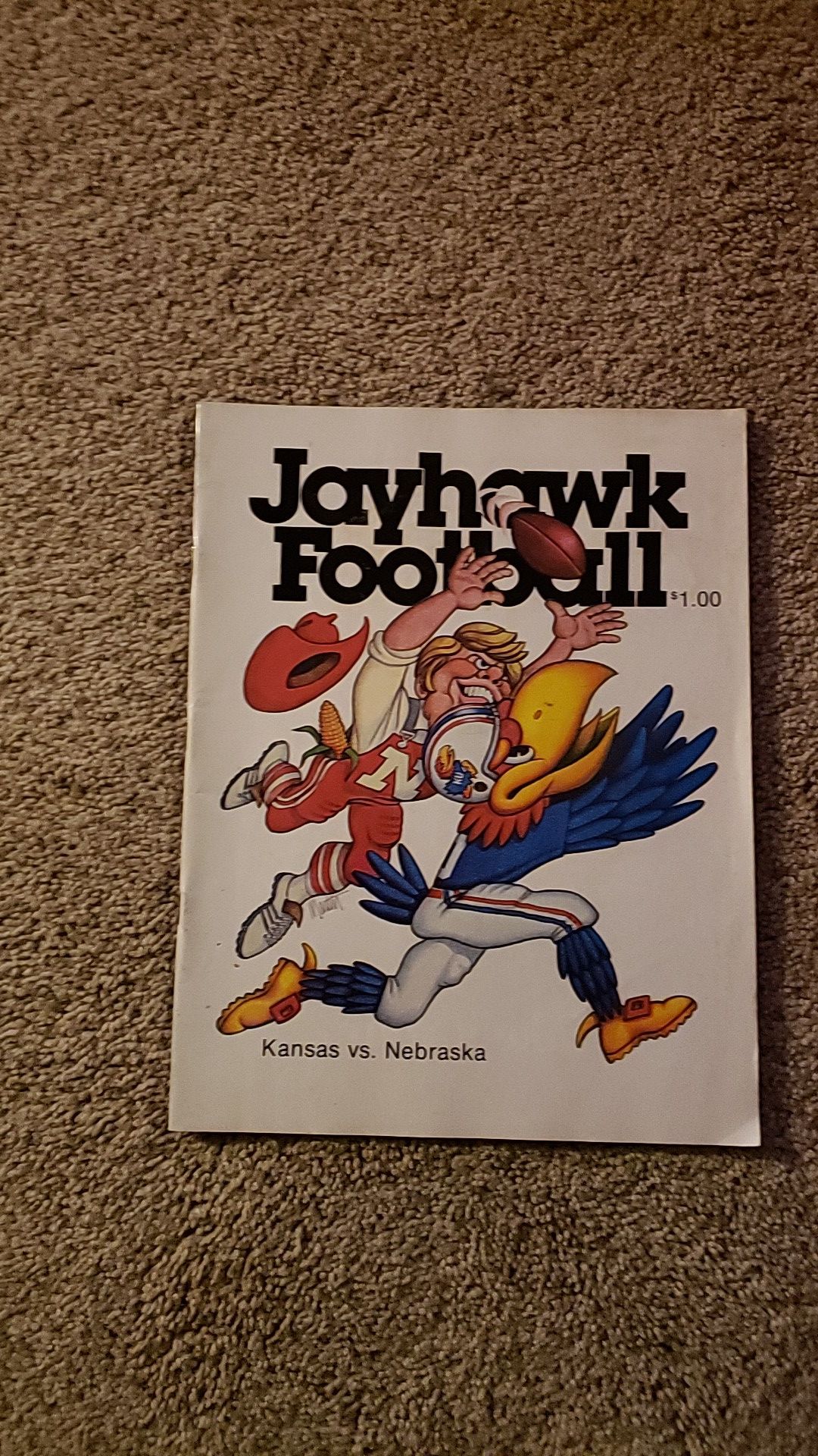 Kansas Jayhawks Nebraska Cornhusker Collectible Magazine