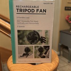 Rechargeable Tripod Fan