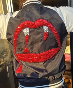 Yves saint Laurent satin fang bomber jacket S. Small. Retail $3500
