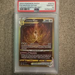 Pokémon Arceus VSTAR PSA 10