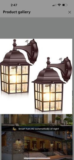 Outdoor Wall Light 2 Pack