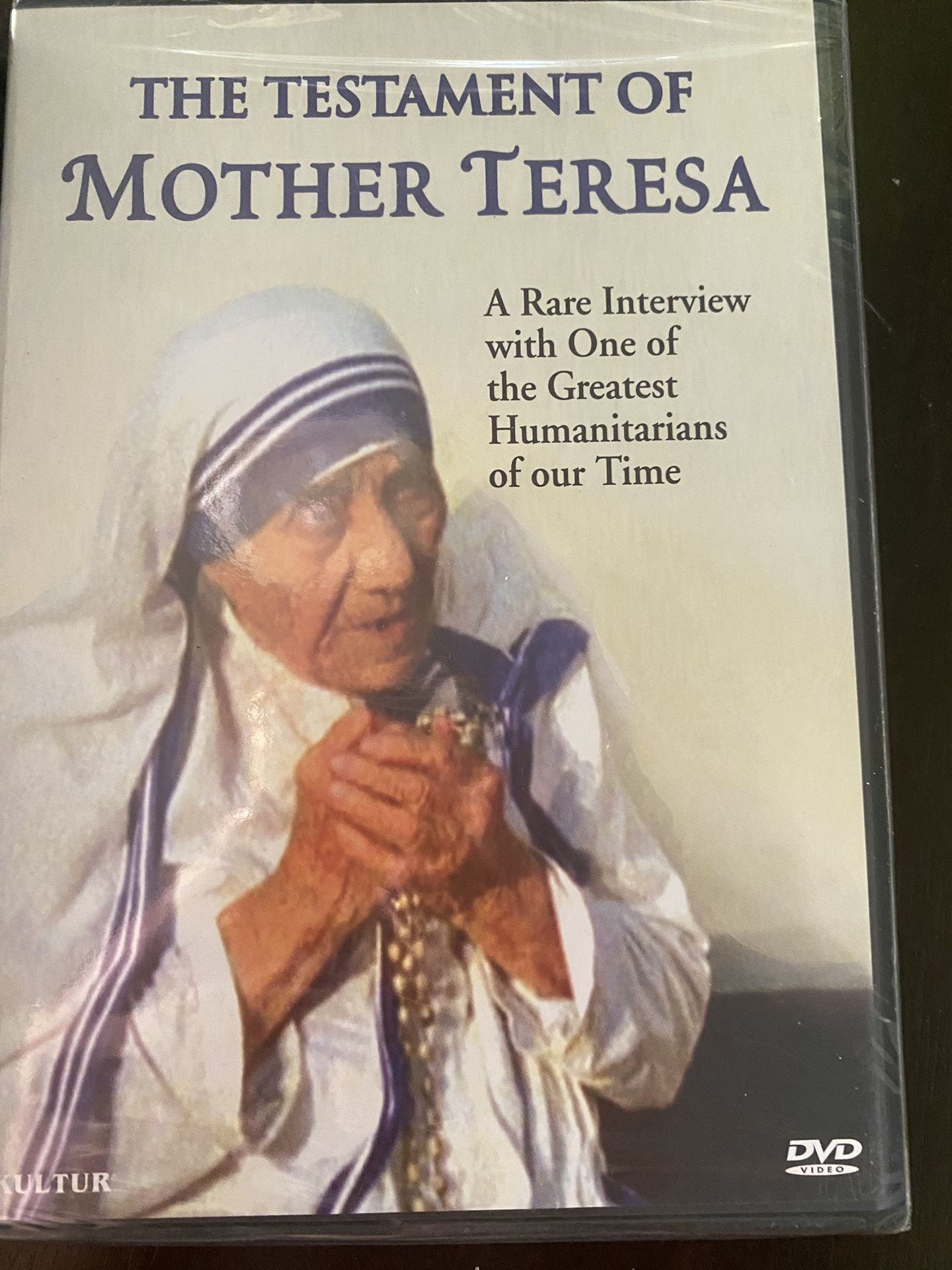 The Testament Of Mother Teresa . DVD 📀 New