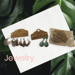 O.B.O   15 Pairs Stud Type And Bohemian-style Earrings 