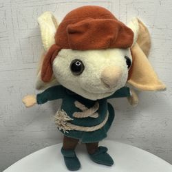 The Tale of Despereaux 8” Plush Mouse Stuffed Animal Toy Well-loved Big Ears Hat