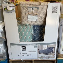 Member’s Mark Velvet Quilt 3pc Set