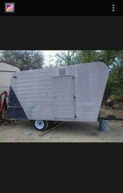 1950s enclosed trailer aluminium