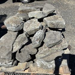 Black Basalt Flagstone Rock For Pavers