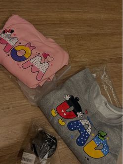 Mom & Dad Disney Sweatshirts + Mickey ears