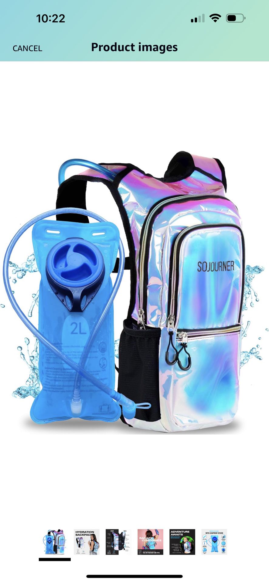 Rave Water Hydration Backpack 