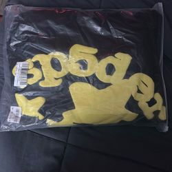 Sp5der Hoodie Black/yellow 