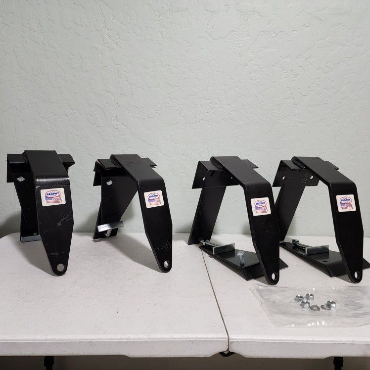 4 Pack CR Brophy Machine Works HSSF Brophy Black Finish Heavy Duty Tie Down READ