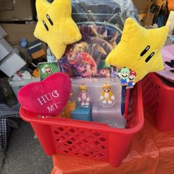 Super Mario Bro Valentines Basket  
