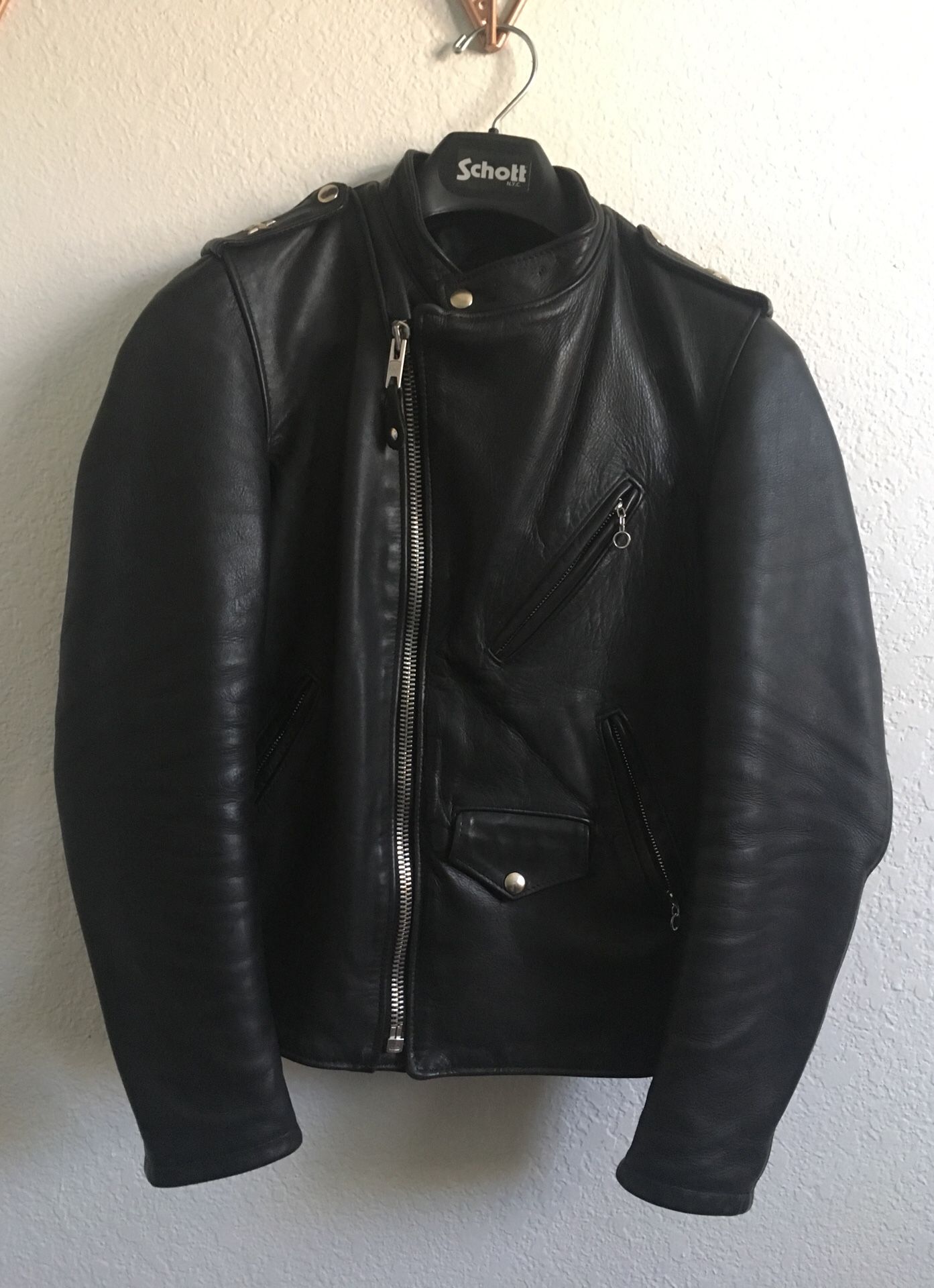 Schott NYC Cafecto Steerhide Leather Jacket / Style: 603