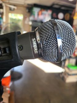 Shure Vintage microphone 518SB with stand Old School Microphone