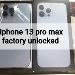 iPhone 13 Pro Max Factory unlocked 