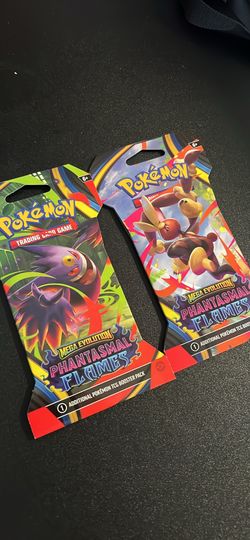 Phantasmal Flames Lot Of 2 Pokemon Packs