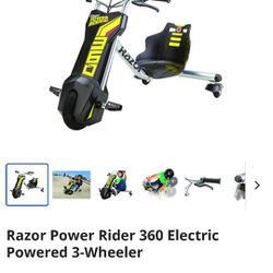 Triciclo Eléctrico Razor Power Rider 360.