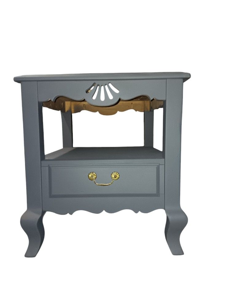 Gray Side Table