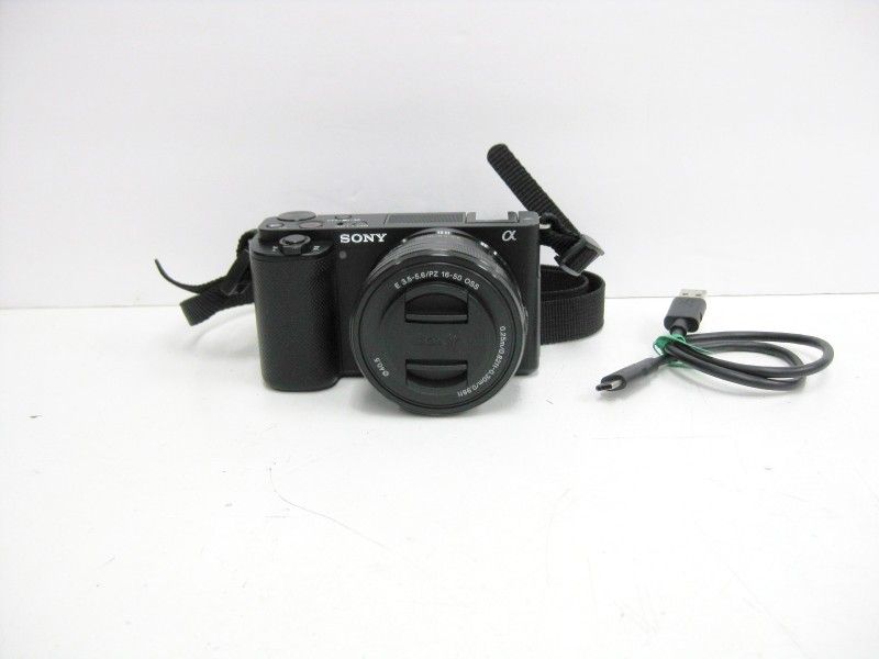 Sony ZV-E10 w/ 16-50mm Lens 4K Mirrorless Compact Digital Vlog Camera