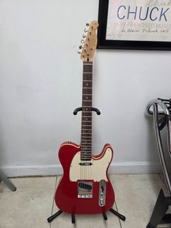 Beautiful Harley Benton TE-62DB Deluxe Telecaster – Candy Apple Red – Upgraded - Like NEW
