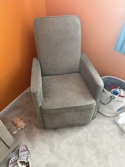 Nursery Glider and Ottoman