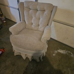 Tan Swivel Chair 