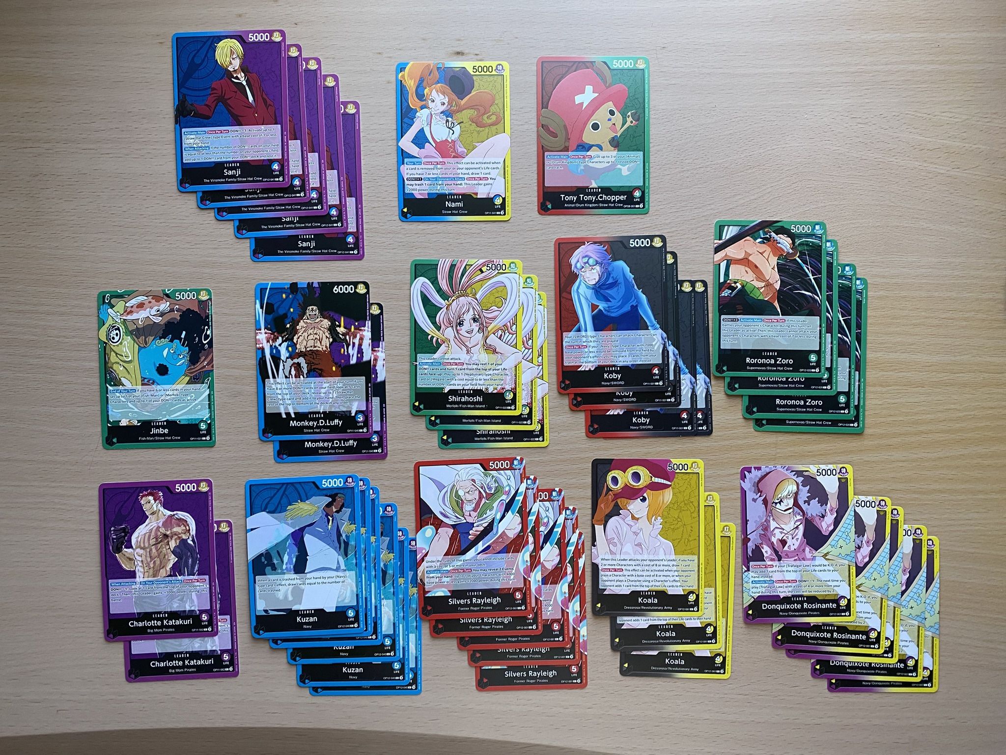 OpTCG Leader Cards