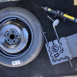 2003-2019 Toyota Corolla Spare Tire Compact Donut 5x100 OEM 16" W/Jack Kit