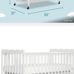 Baby Crib And Mattress $100 With Waterproof Cover 