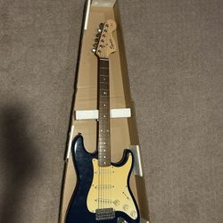 Used Squier Affinity Stratocaster Black Solid Body Electric Guitar