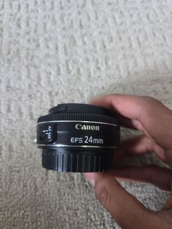 Canon EF-S 24mm F2.8 STM camera lens!