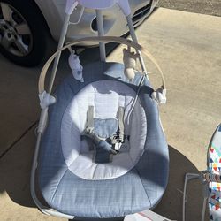 Baby swing with music