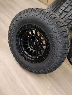 17x9 axd rims 6 lug 6x139 on new tires 285 70 17