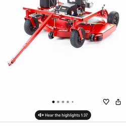 Swisher Classic 15.5 HP 60 in. 12V Tow Behind Finish Cut Mower