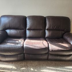 New Ashley Power Recliner 3 Seater Sofa With USB Charger