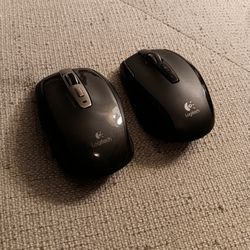 2 Logitech Wireless Mouses