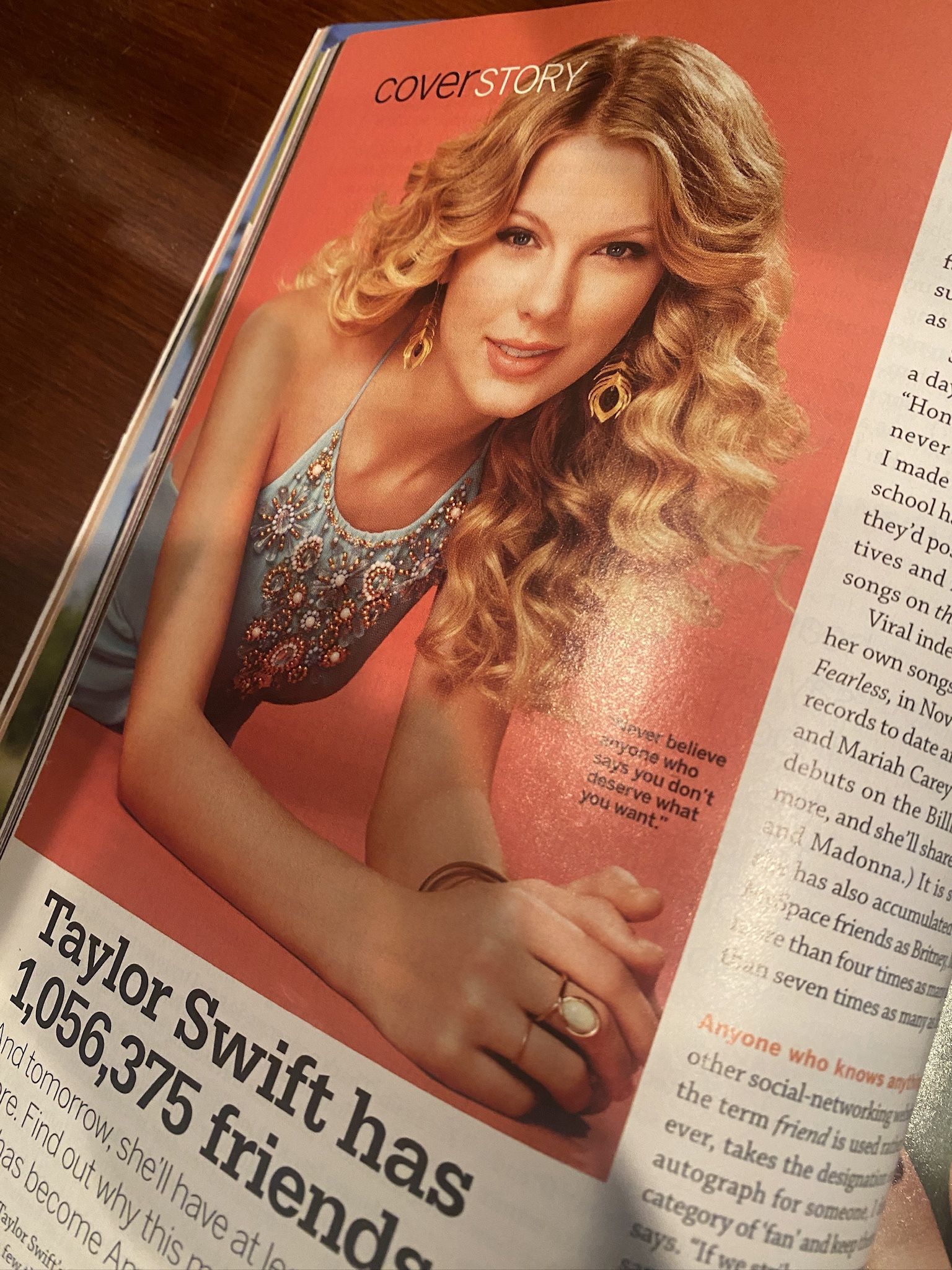 SELF Magazine Features Taylor Swift
