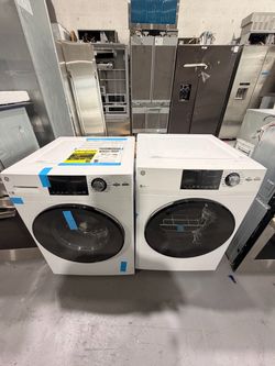 GE Washer And Dryer 24”Inch Front Load  White