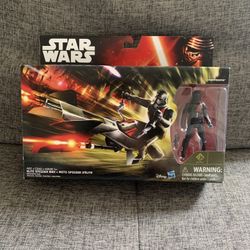 Star Wars Elite Speeder Bike with Black Stormtrooper 3.75 Inch Figure